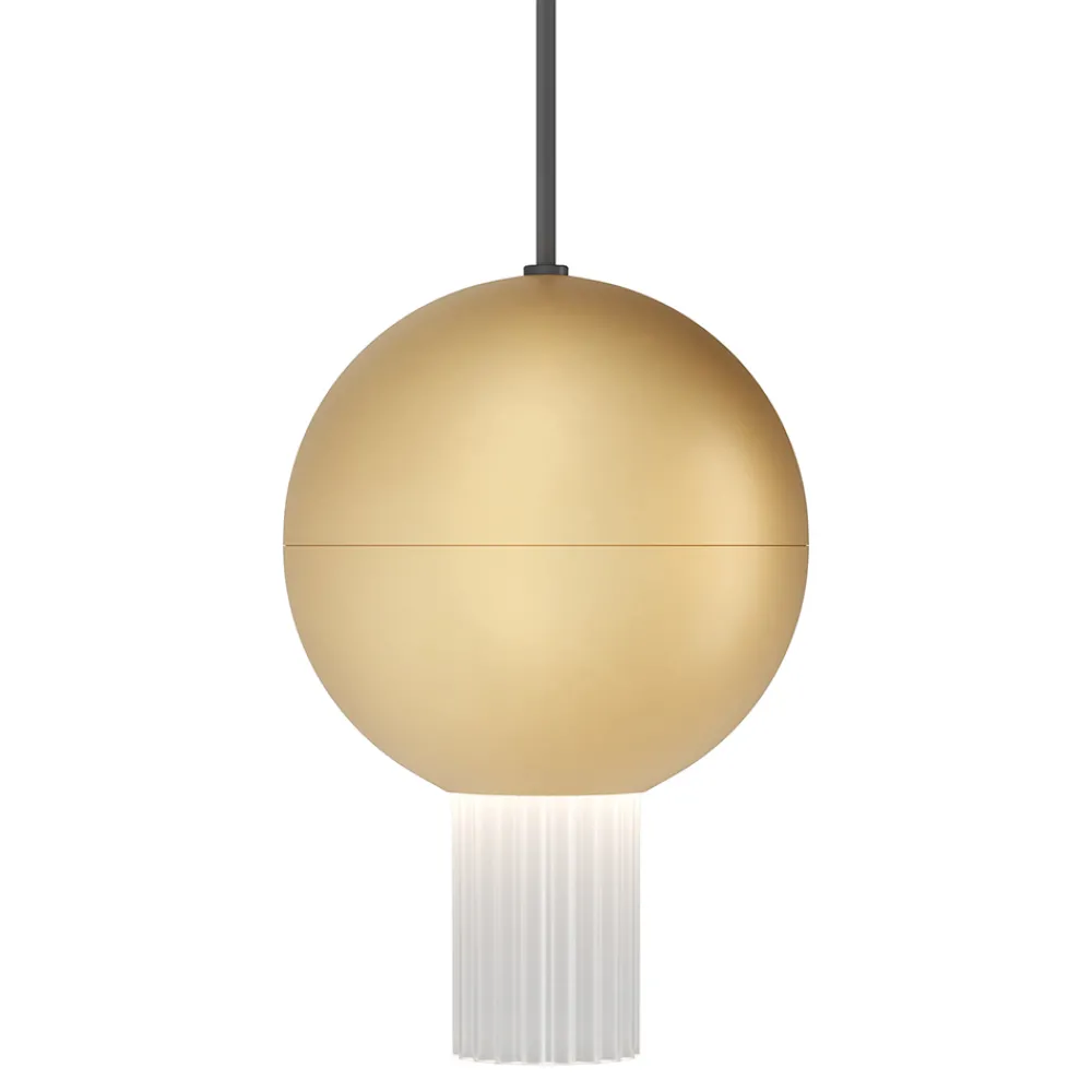 Viadurini Lighting Moderne Pendelleuchten-Pendelleuchte mit Canneté-Glaszylinder Made in Italy - Oris