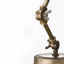 Il Fanale Pendelleuchten Vintage-Pendelleuchte Mittel mit Schwenkarm  aus patinierten Eisen