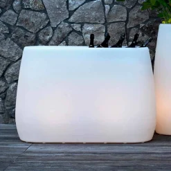 Myyour Lichtmöbel-Pflanzgefäßvase aus leuchtendem Kunststoff, Design in 3 Größen, 2 Stück - Pandora von