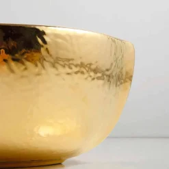 Viadurini Bathroom Farbige Waschbecken-Platin-/goldfarbenes Aufsatzwaschbecken aus Keramik Design Oscar Italy