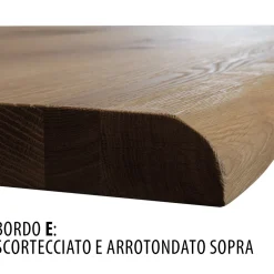 Viadurini Living Esstische Nach Mass|Esstische-Plattierter Tisch aus Asteiche furniert und Kristall Made in Italy - Vicente