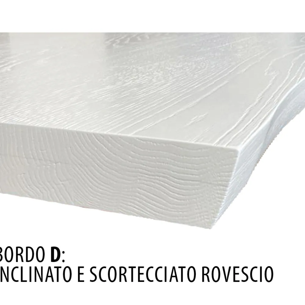 Viadurini Living Esstische Nach Mass|Esstische-Plattierter Tisch aus quadratischer Asteiche und Metallgestell Made in Italy - Pilar