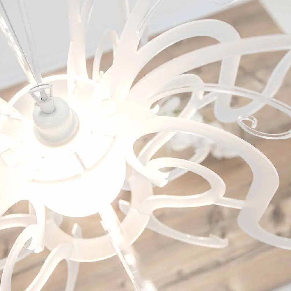 Viadurini Lighting Design Kronleuchter-Plexiglas-Kronleuchter mit modernem Design, hergestellt in Italien, Malito