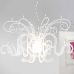 Viadurini Lighting Design Kronleuchter-Plexiglas-Kronleuchter mit modernem Design, hergestellt in Italien, Malito