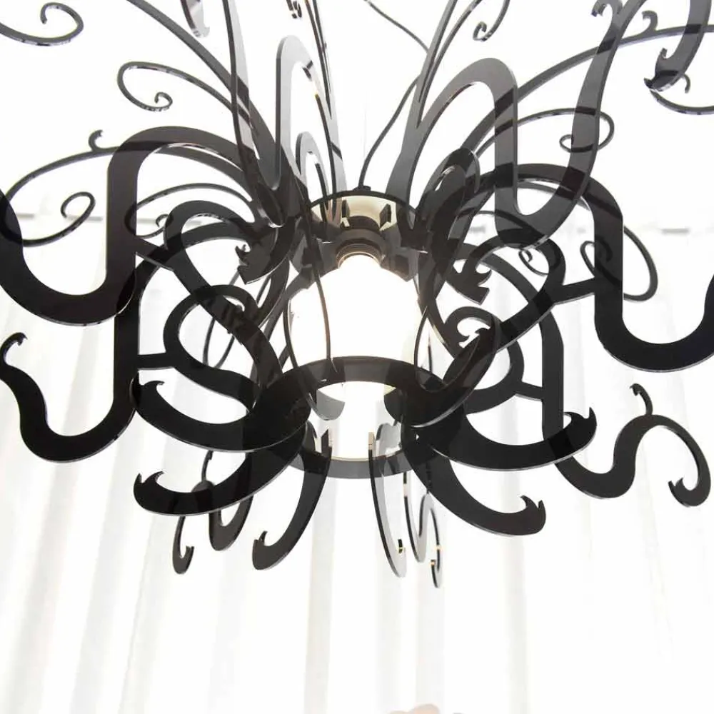 Viadurini Lighting Design Kronleuchter-Plexiglas-Kronleuchter mit modernem Design, hergestellt in Italien, Malito