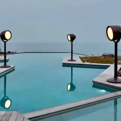 Myyour Design Beleuchtung-Poleasy Design Stehleuchte im Freien, 2 Farben - Hollywood von