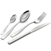 Viadurini Kitchen Besteck Set-Poliertes Edelstahlbesteck mit geometrischer Laserdekoration 24 Stück - Rupeo