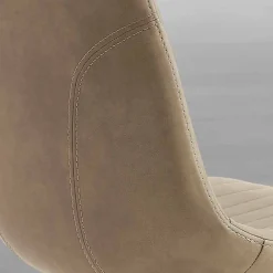 Viadurini Design Stühle-Polsterstuhl aus Nabukleder und Metall, in modernem Design, Taranto