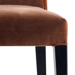 Grilli Moderne Stühle-Polsterstuhl living aus Massivholz Zarafa Made in Italy, 2 Stücke