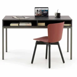 Viadurini Living Moderne Stühle-Polypropylen Stuhl mit gebeizter Eichenbasis Made in Italy, 2 Stück - Scandio