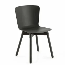 Viadurini Living Moderne Stühle-Polypropylen Stuhl mit gebeizter Eichenbasis Made in Italy, 2 Stück - Scandio