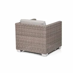 Viadurini in the Garden Sessel Rattan-Polyrattan Loungesessel handmade Geflecht in Rattan Optik Elsa