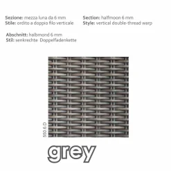 Viadurini in the Garden Sessel Rattan-Polyrattan Loungesessel handmade Geflecht in Rattan Optik Elsa