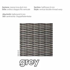 Viadurini in the Garden Garten Beistelltisch-Polyrattan Outdoor Gartentisch Mark Design handgeflochten