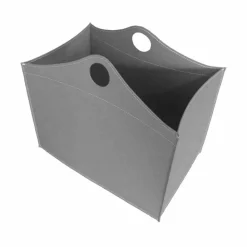 Firestyle Kaminholzständer Aus Leder Und Kunstleder-Portalegna Bonded Leder mit WoodBag Räder made in Italy