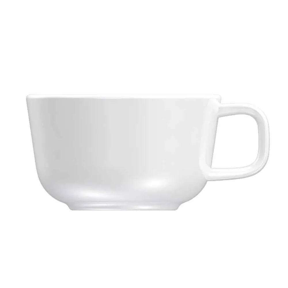 Viadurini Kitchen Tee Set Und Kaffee Set-Porzellantasse und Untertasse Service, Porzellanteekanne und Milchkännchen 14 Stück - Arktis
