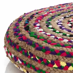 Viadurini Living Sitzsäcke|Sitzsäcke-Pouf aus Jute und Polystyrol in 2 verschiedenen Größen – Rost