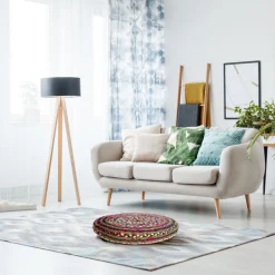 Viadurini Living Sitzsäcke|Sitzsäcke-Pouf aus Jute und Polystyrol in 2 verschiedenen Größen – Rost