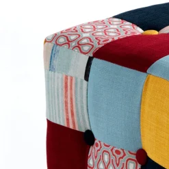 Viadurini Living Sitzsäcke|Sitzsäcke-Pouf mit Stoffbezug in Patchwork-Technik – Bromo