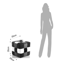 Viadurini Living Sitzsäcke|Sitzsäcke-Pouf mit Stoffbezug in Patchwork-Technik – Bromo