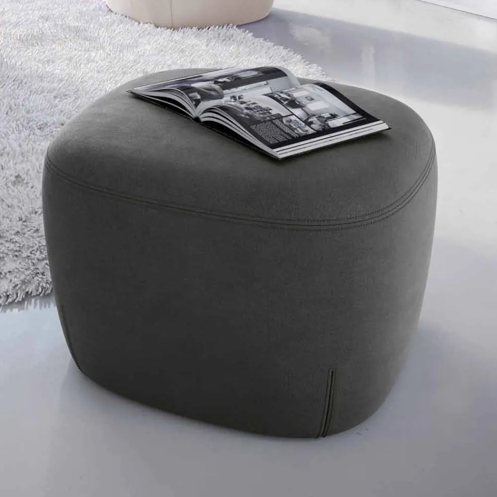 Viadurini Living Sitzsäcke|Sitzsäcke-Pouf Square Fußstütze gepolstert und mit Stoff bezogen Made in Italy - Marli