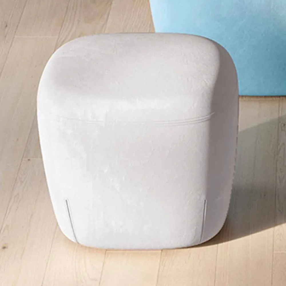Viadurini Living Sitzsäcke|Sitzsäcke-Pouf Square Fußstütze gepolstert und mit Stoff bezogen Made in Italy - Marli