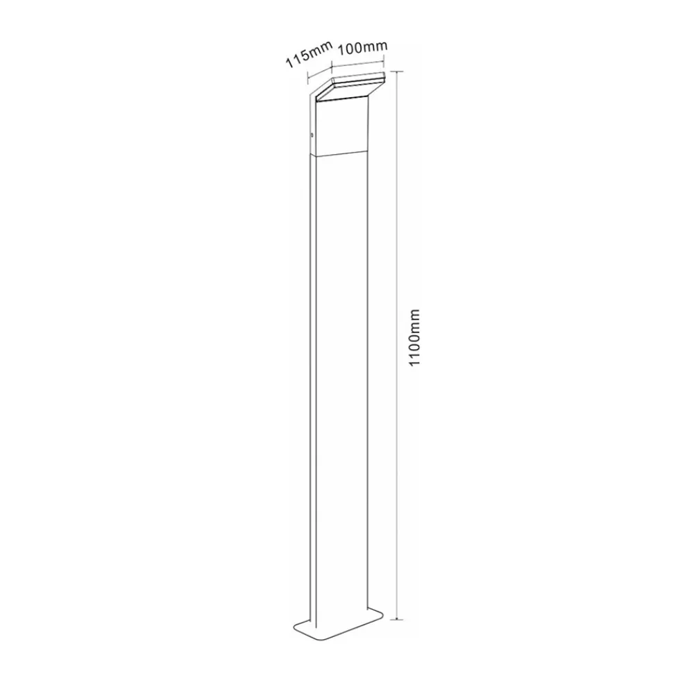 Viadurini Lighting Gartenlampion-Projektor, LED-Außenstrahler aus weißem oder schwarzem Aluminium - Garten