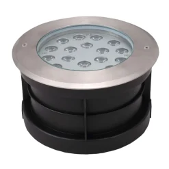 Viadurini Lighting Gartenlampion-Projektor, Rundstrahler mit Außen-LED aus Edelstahl - Dakota