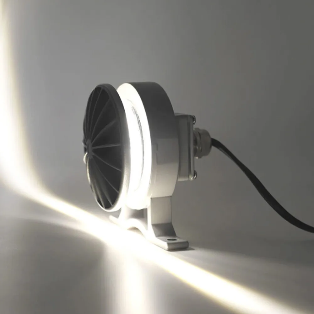 Viadurini Lighting Gartenlampion-Projektor, 5W Outdoor-LED-Strahler in Aluminiumgrau-Finish - Dayane