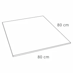 Viadurini Bathroom Quadratische Duschwannen-Quadratische Duschwanne 80x80 in modernem Design mit Harzbetoneffekt - Cupio