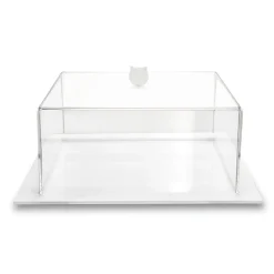 Viadurini Kitchen Küchenzubehör-Quadratische Kuchenform aus transparentem Plexiglas Made in Italy 2 Größen - Crotone