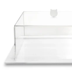 Viadurini Kitchen Küchenzubehör-Quadratische Kuchenform aus transparentem Plexiglas Made in Italy 2 Größen - Crotone