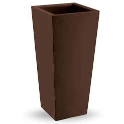 Viadurini in the Garden Gartenideen-Quadratische Outdoor-Vase aus farbigem Polyethylen Made in Italy - Marilard