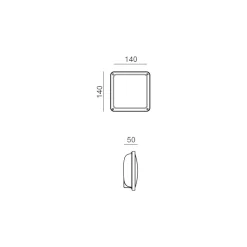 Viadurini Lighting Wandleuchte Industrial-Quadratische Wandleuchte aus Messing mit optionalem Detail – Boot