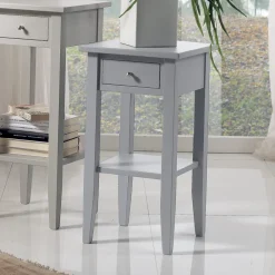 Viadurini Classic Klassische Couchtische-Quadratischer Couchtisch mit quadratischer Ablage in verschiedenen Höhen, hergestellt in Italien – Apus