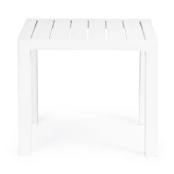 Viadurini in the Garden Garten Beistelltisch-Quadratischer Couchtisch im Freien aus lackiertem Aluminium, Homemotion 2 Stück - Marius