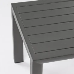 Viadurini in the Garden Garten Beistelltisch-Quadratischer Couchtisch im Freien aus lackiertem Aluminium, Homemotion 2 Stück - Marius