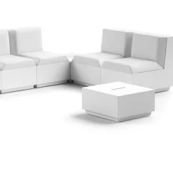 Viadurini in the Garden Garten Beistelltisch-Quadratischer Garten-Couchtisch aus Polyethylen Made in Italy - Macao