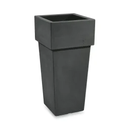 Viadurini in the Garden Gartenideen-Quadratischer Gartentopf aus farbigem Polyethylen Made in Italy - Vidal