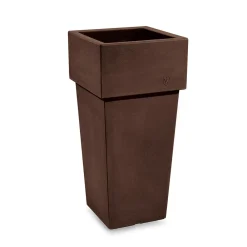 Viadurini in the Garden Gartenideen-Quadratischer Gartentopf aus farbigem Polyethylen Made in Italy - Vidal