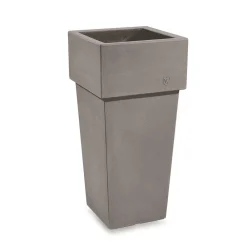 Viadurini in the Garden Gartenideen-Quadratischer Gartentopf aus farbigem Polyethylen Made in Italy - Vidal