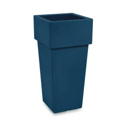 Viadurini in the Garden Gartenideen-Quadratischer Gartentopf aus farbigem Polyethylen Made in Italy - Vidal