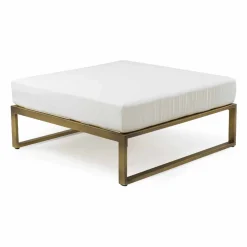 Viadurini in the Garden Sitzsäcke|Sitzsäcke-Quadratischer Hocker für Aluminium im Freien 3 Oberflächen Luxus Design - Julie