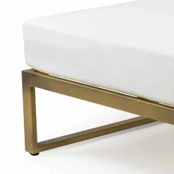 Viadurini in the Garden Sitzsäcke|Sitzsäcke-Quadratischer Hocker für Aluminium im Freien 3 Oberflächen Luxus Design - Julie