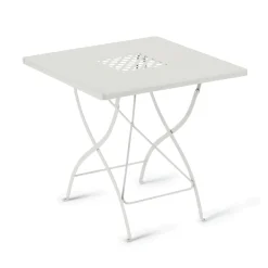 Viadurini in the Garden Garten Beistelltisch-Quadratischer Klapptisch für den Außenbereich aus verzinktem Stahl Made in Italy - Selvaggia