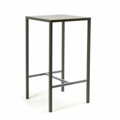 Viadurini in the Garden Garten Beistelltisch-Quadratischer Stehtisch aus lackiertem Metall im Freien Hergestellt in Italien - Fada