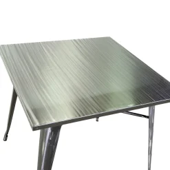 Viadurini in the Garden Gartentische Aus Aluminium-Quadratischer Tisch aus Eisen für Innen und Außen - Schreibwaren