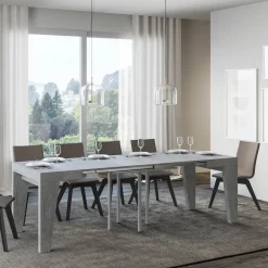 Viadurini Living Ausziehbare Esstische-Quadratischer Tisch, ausziehbar auf 246 cm, aus Holz, hergestellt in Italien – Blume