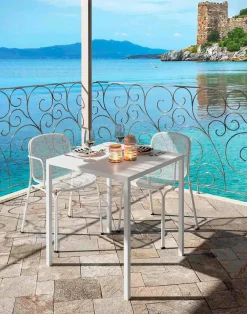 Viadurini in the Garden Garten Beistelltisch-Quadratischer Tisch im Freien Made in Italy - Benedict