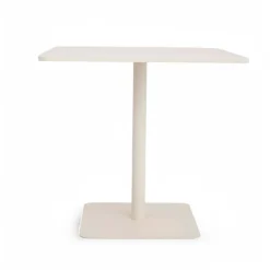 Viadurini in the Garden Gartentische Aus Aluminium-Quadratischer Tisch 80x80 cm Outdoor aus Beige Aluminium - Alfresco